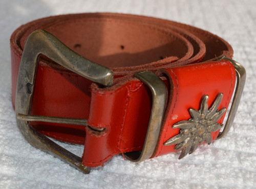 Trachtengürtel rotleder - trachtengürtel,