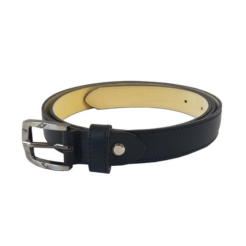 Damen leder gürtel schwarz - damen,
