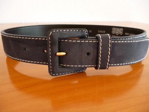 Sisley gürtel leder blau - sisley,